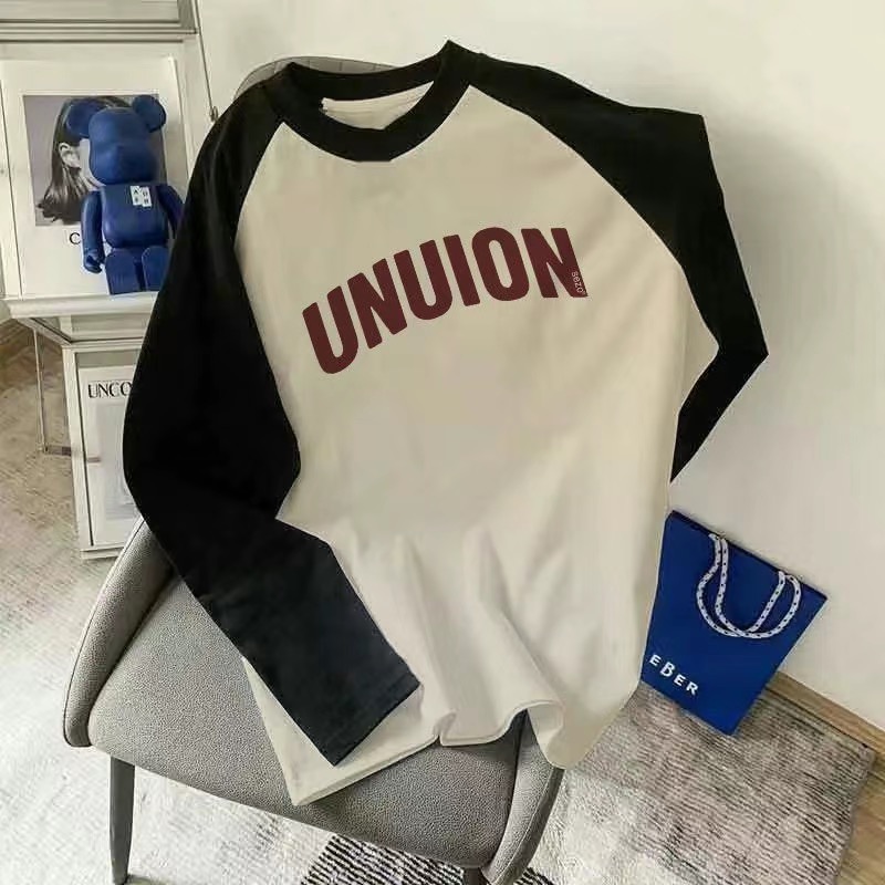 Printed Sweatshirt Long Sleeve T-Shirt Spring Autumn